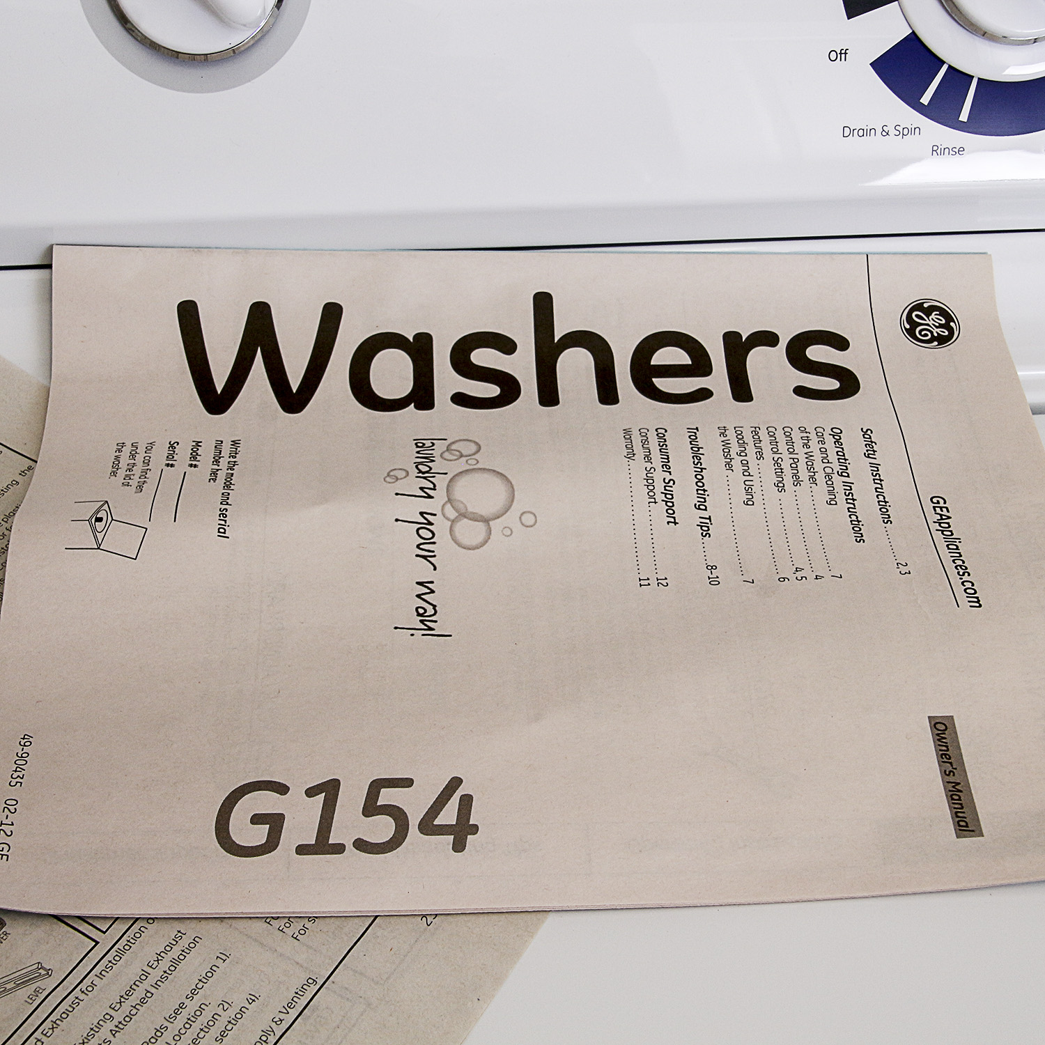 GE Top Load Washing Machine