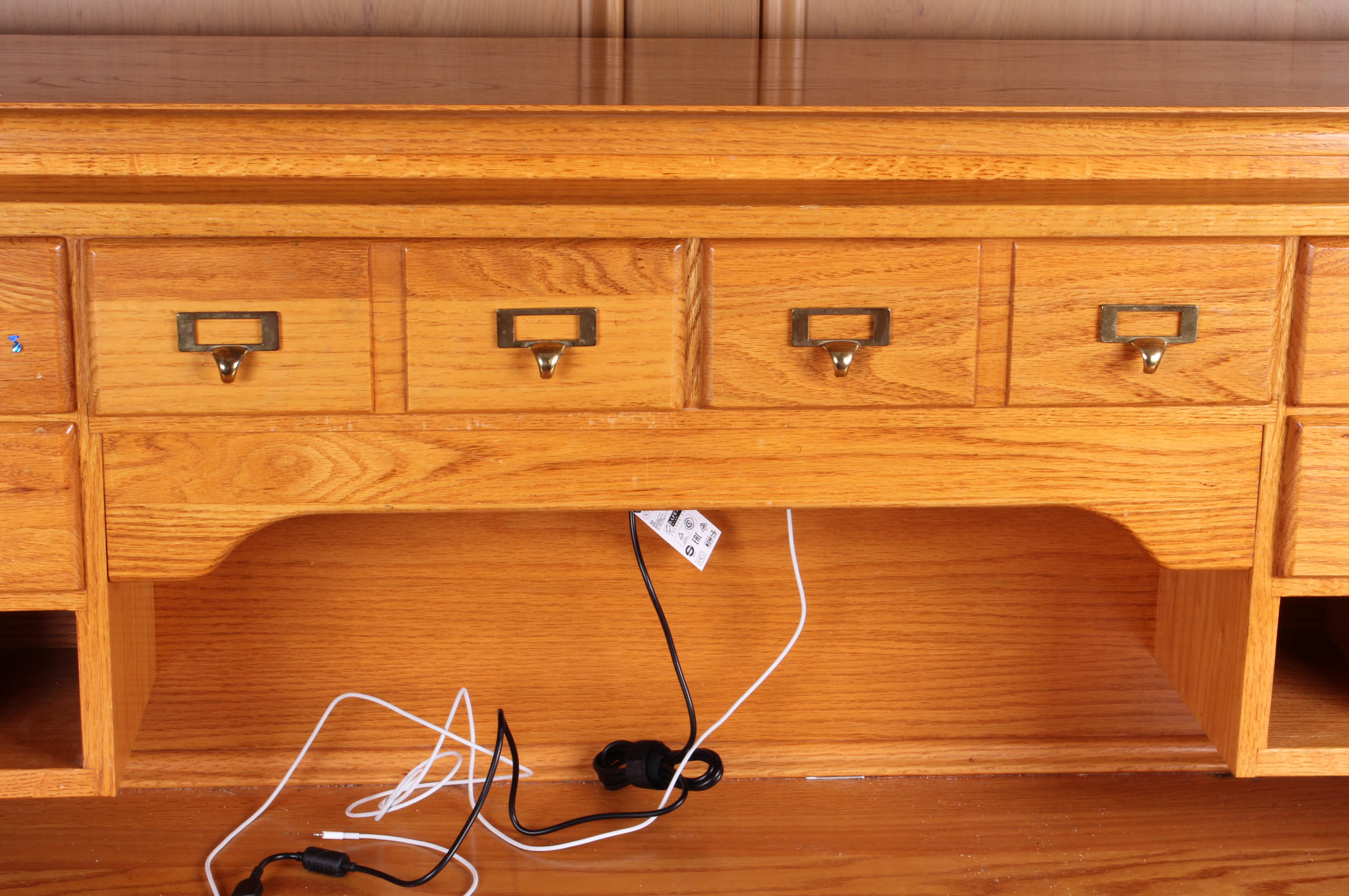 Oak Roll Top Desk by Nathan Hale
