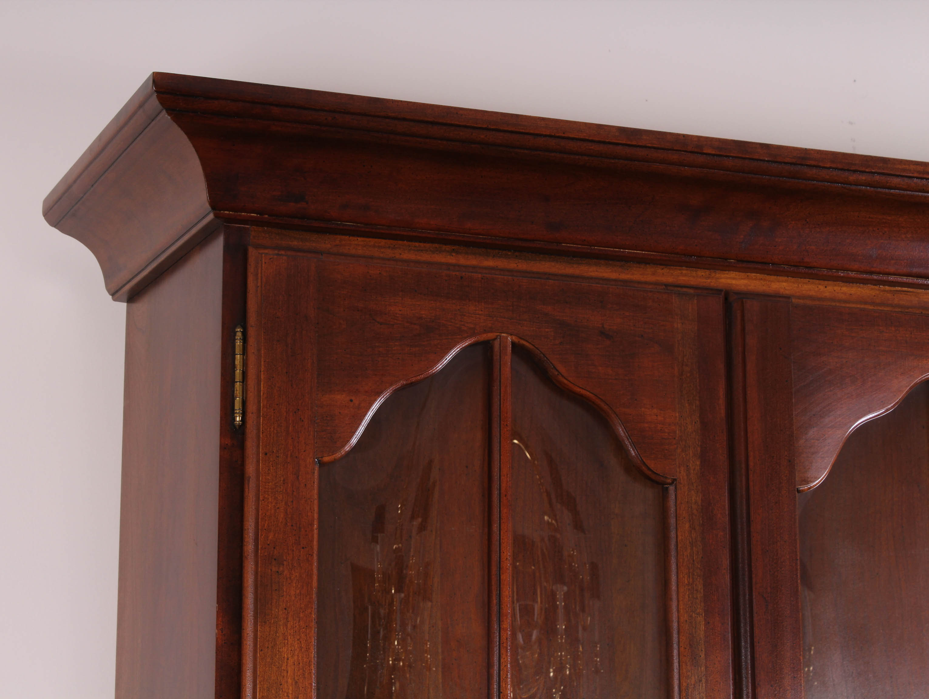 Queen Anne Style Sideboard with China Cabinet