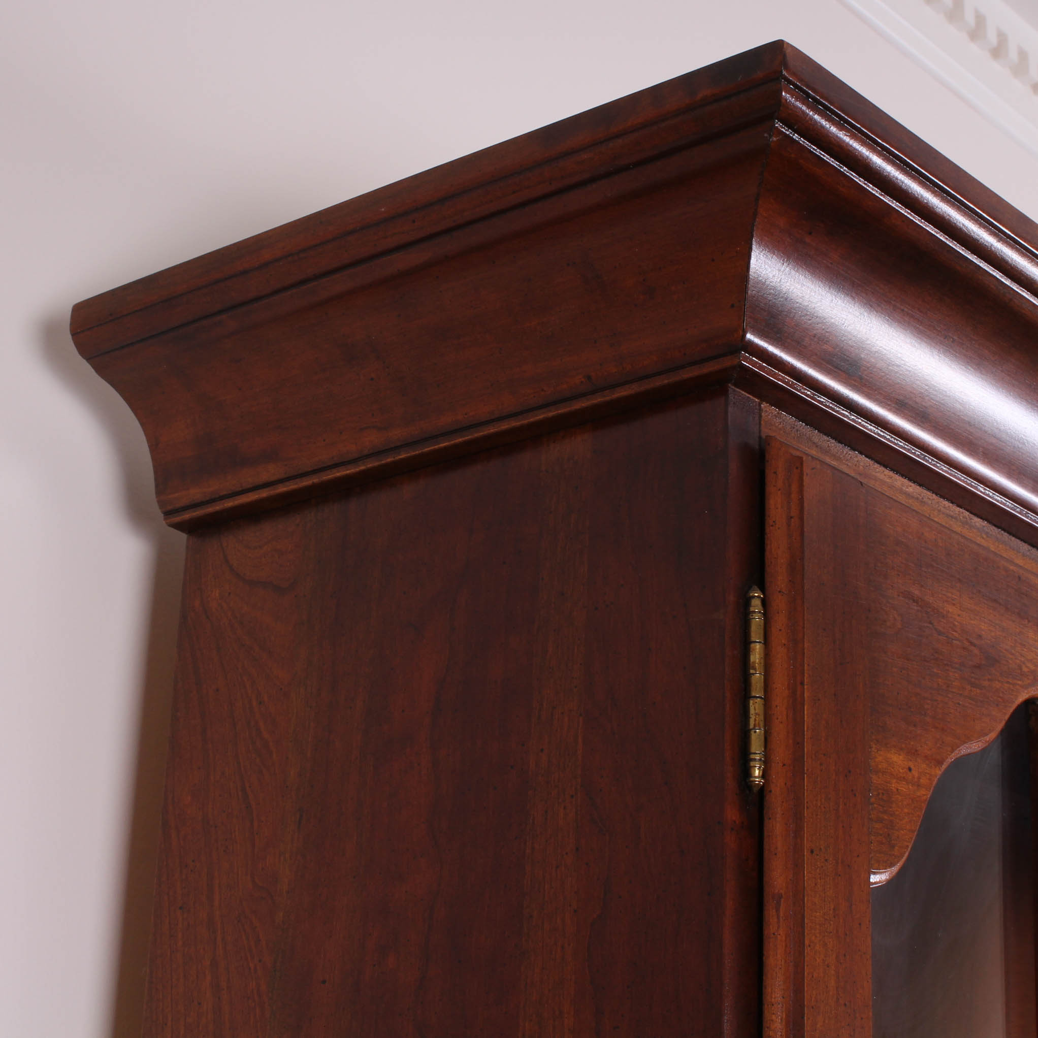 Queen Anne Style Sideboard with China Cabinet