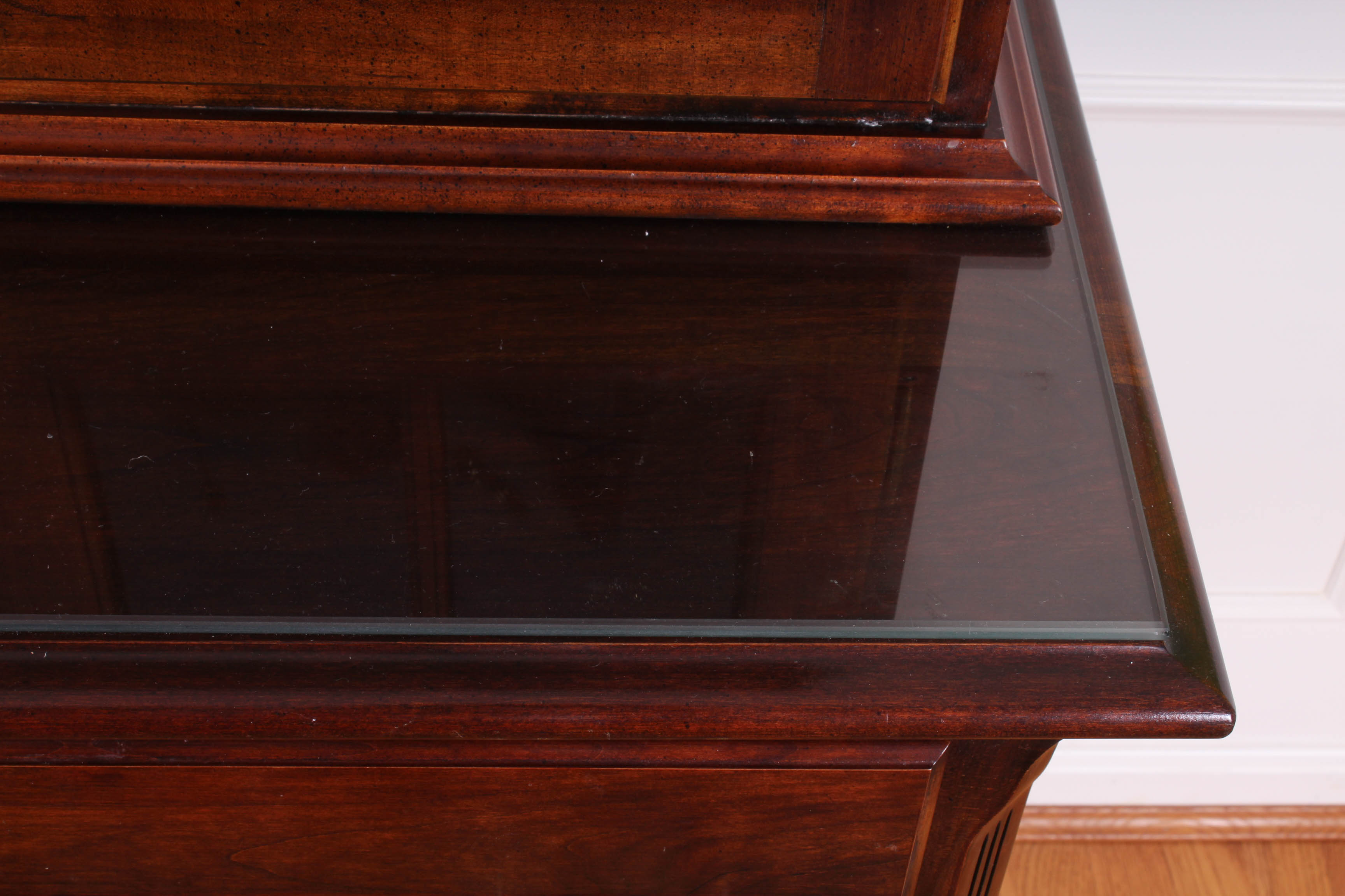 Queen Anne Style Sideboard with China Cabinet