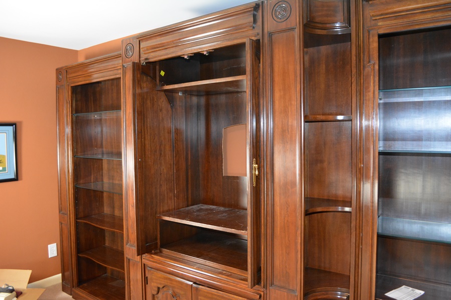 Harden Furniture Modular Seven Piece Wall System/Entertainment Center