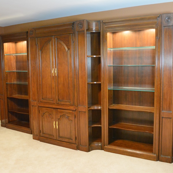 Harden Furniture Modular Seven Piece Wall System/Entertainment Center