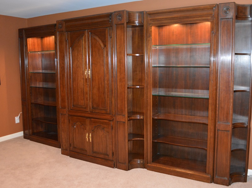 Harden Furniture Modular Seven Piece Wall System/Entertainment Center