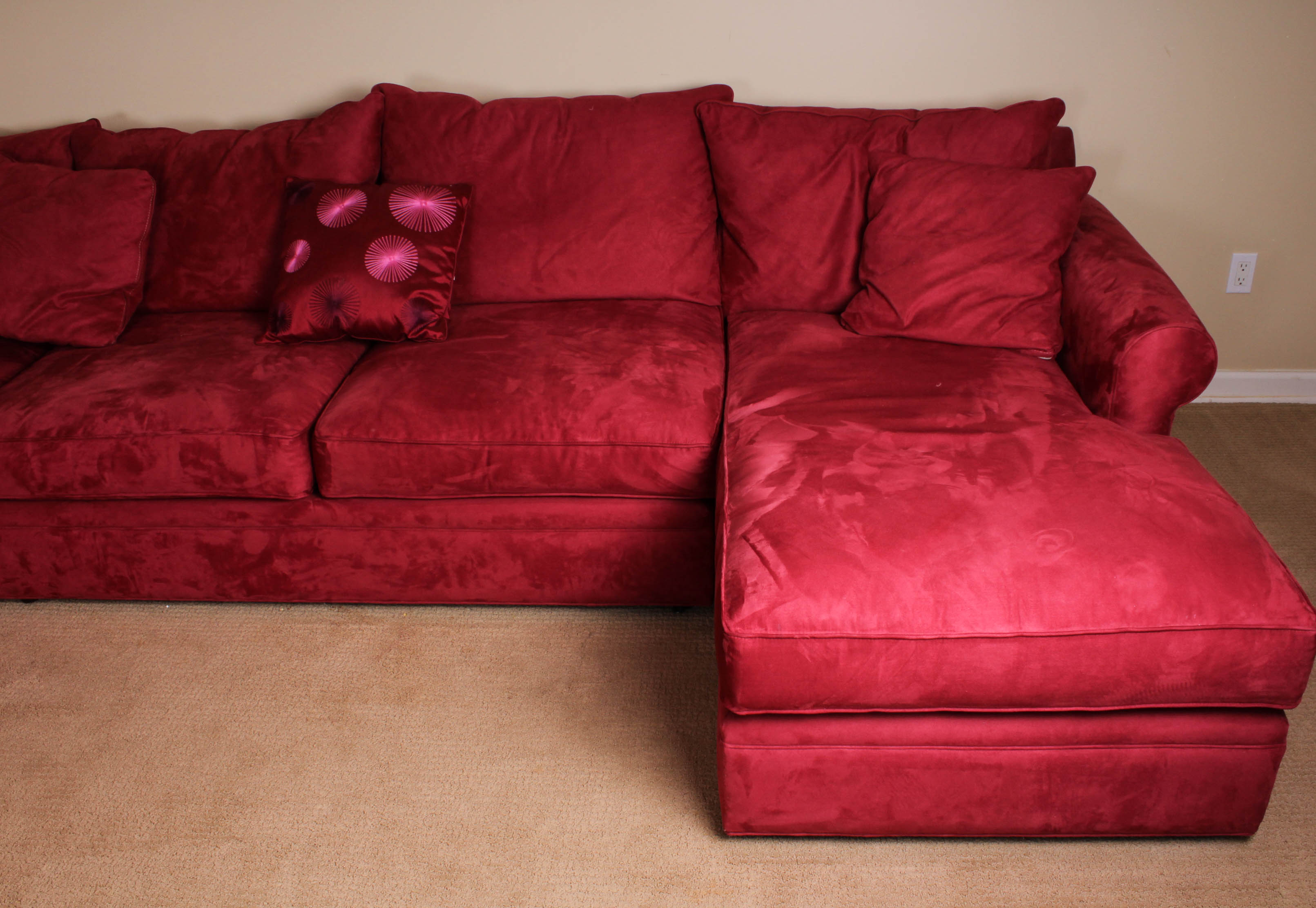 Red Sectional Sofa