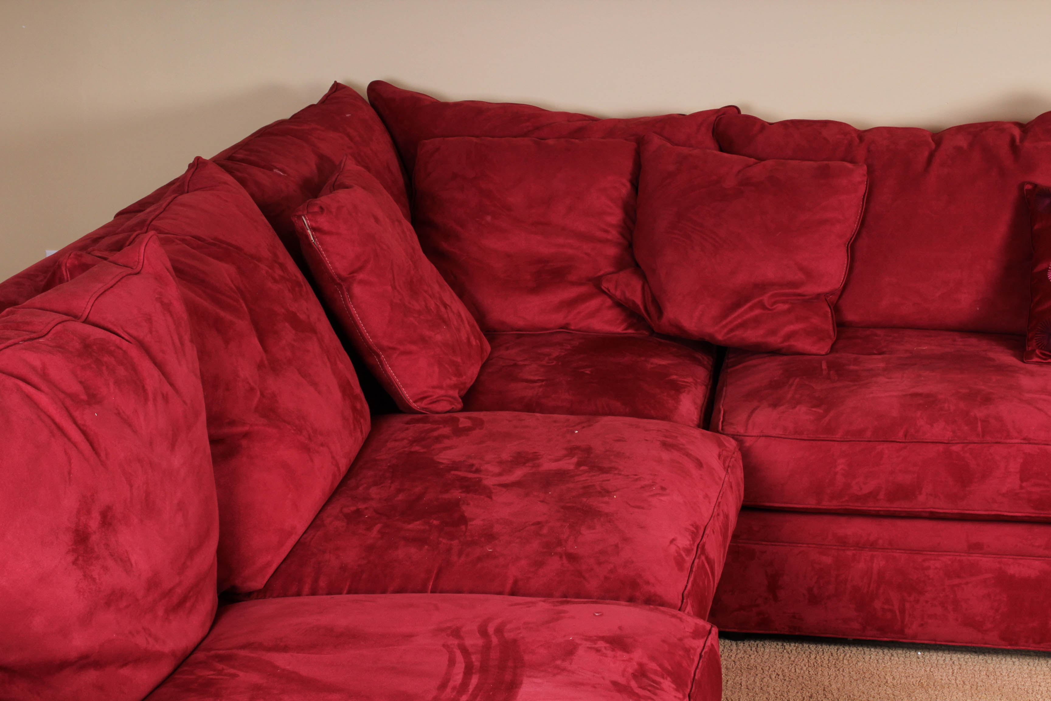 Red Sectional Sofa