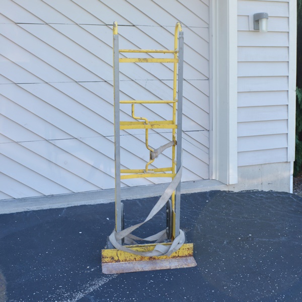 Steel Construction Appliance Hand Truck with Manual Ratchet Strap