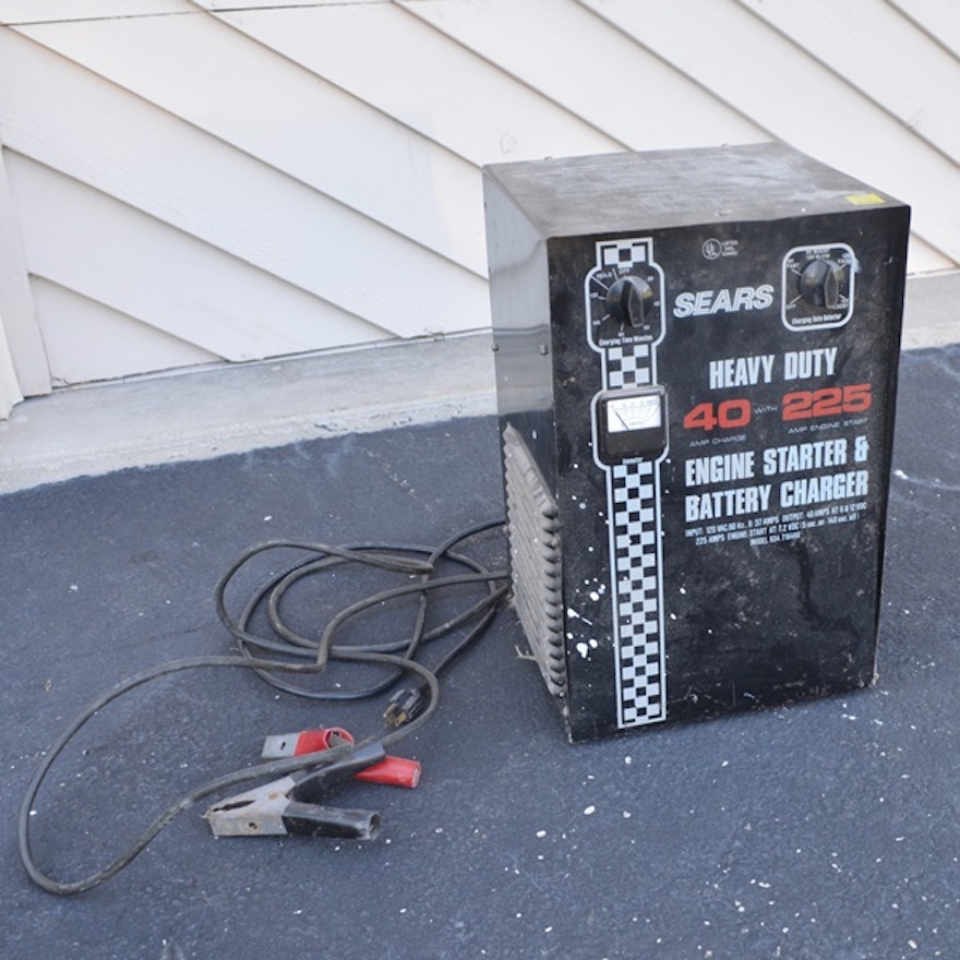 Sears Heavy Duty Engine Starter and Battery Charger