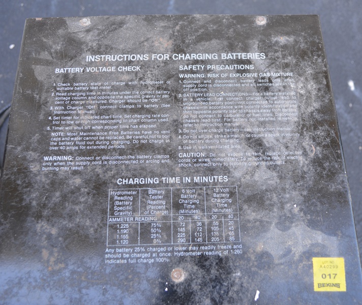 Sears Heavy Duty Engine Starter and Battery Charger