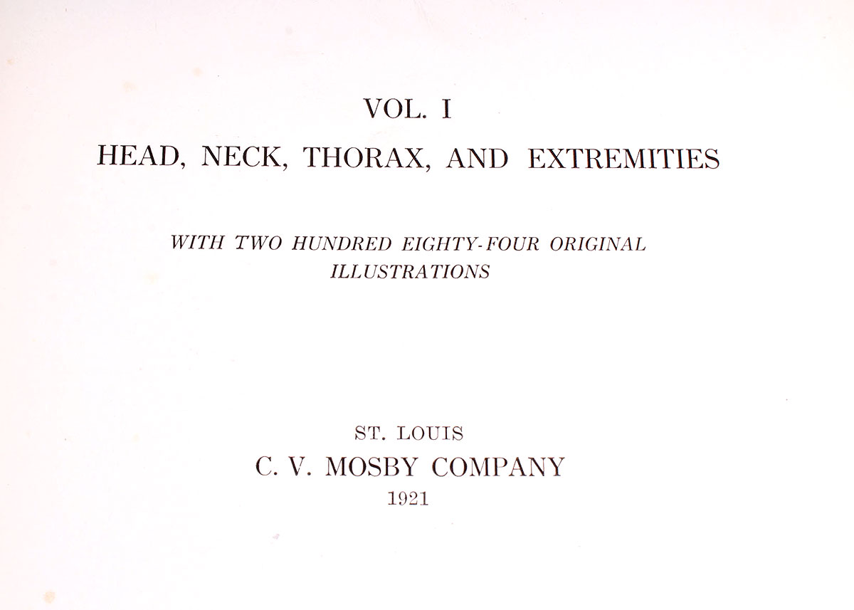 Vintage Medical Textbooks