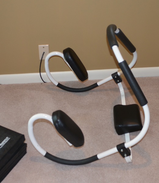 Ab Roller Fitness Trainer, GoFit Pro Stability Ball and Crown Gym Exercise Mat