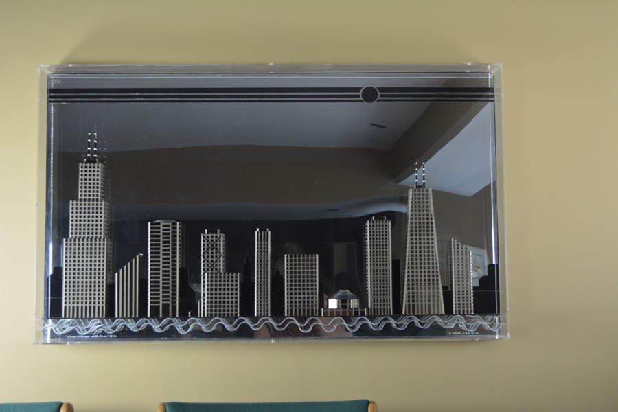 Chicago Skyline Mirror and Glass Art