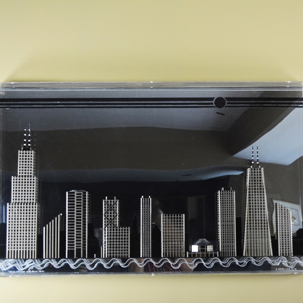 Chicago Skyline Mirror and Glass Art