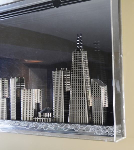 Chicago Skyline Mirror and Glass Art