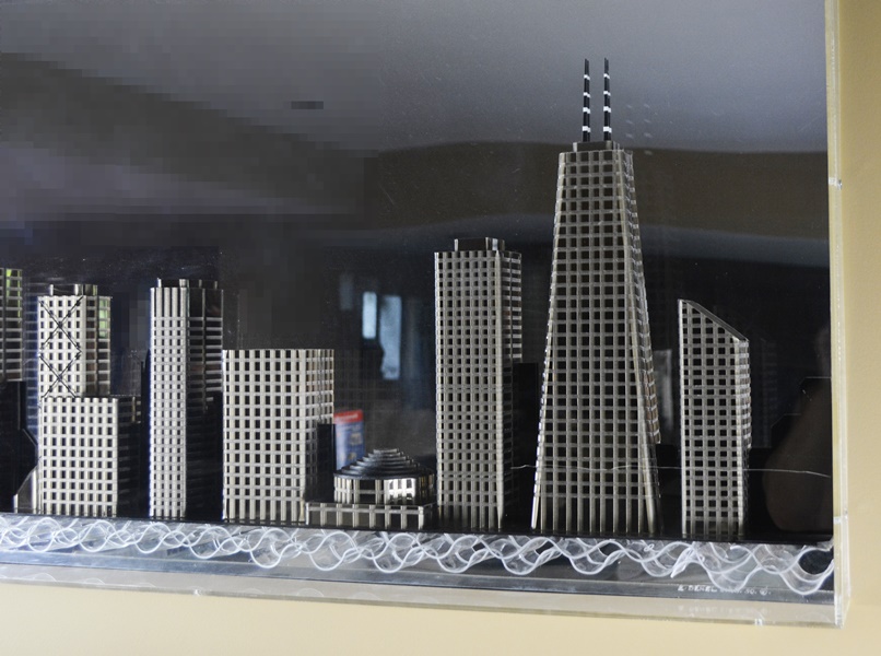 Chicago Skyline Mirror and Glass Art
