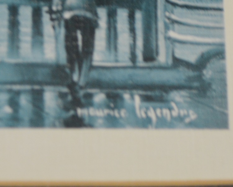 "London Tower Bridge" and "London Houses of Parliament and Big Ben" Offset Lithographs