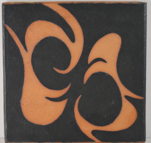 Painted Art Tile by A. Sage