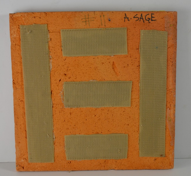 Painted Art Tile by A. Sage