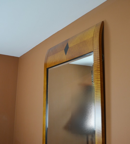 National Mt. Airy Furniture Biedermeier Style Dresser and MIrror