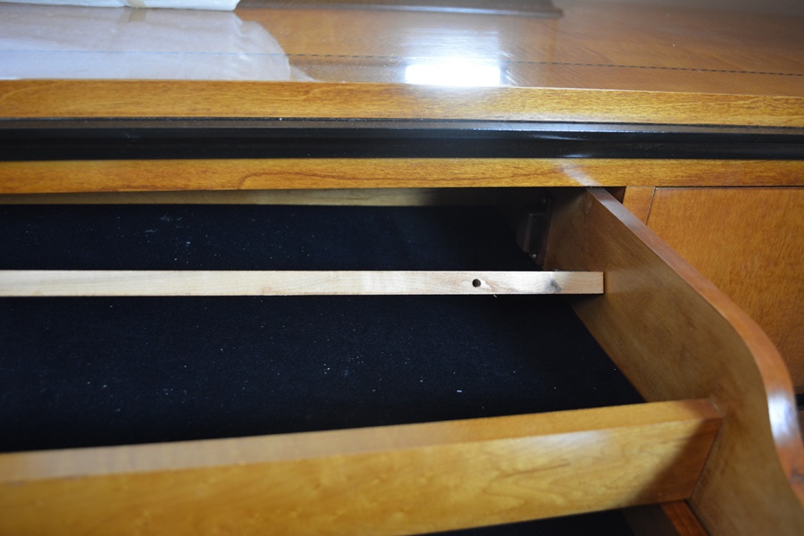 National Mt. Airy Furniture Biedermeier Style Dresser and MIrror