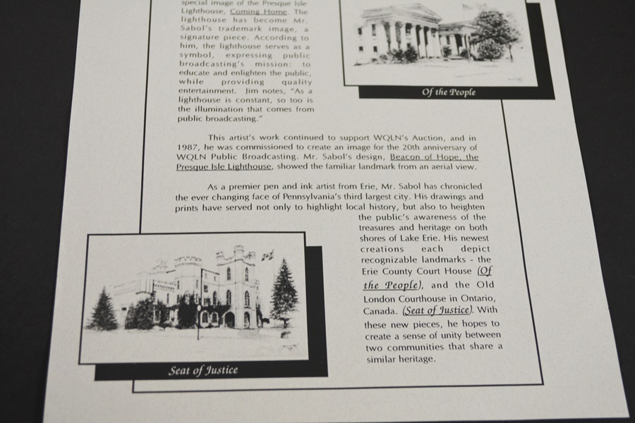 James E. Sabol "...Of the People" L/E Signed Lithograph