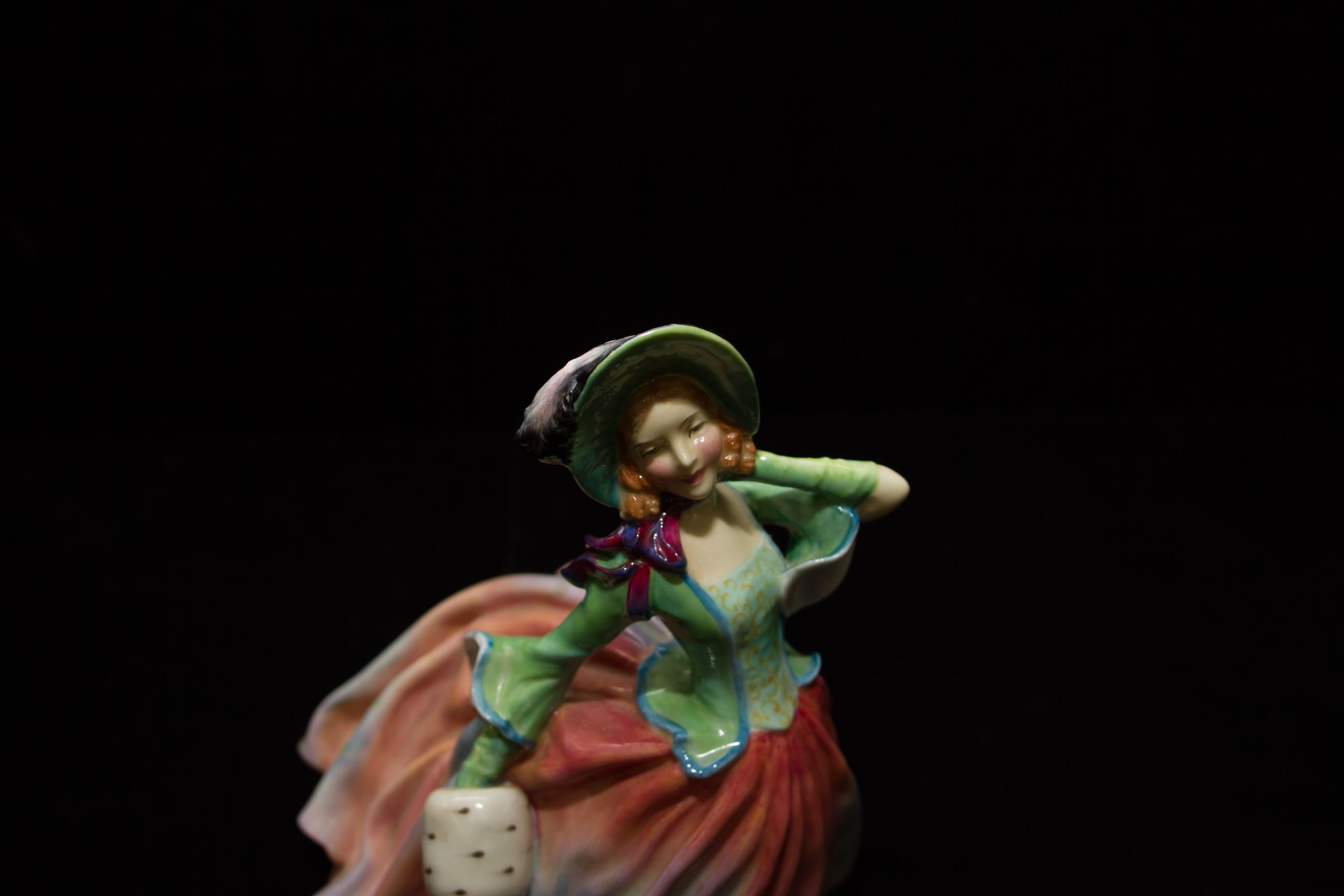 Royal Doulton Figurines "Miss Demure" and "Autumn Breezes"