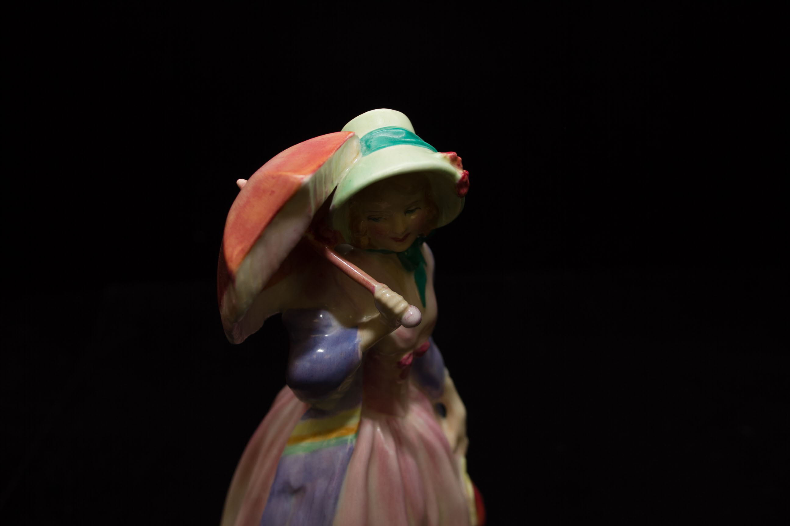 Royal Doulton Figurines "Miss Demure" and "Autumn Breezes"