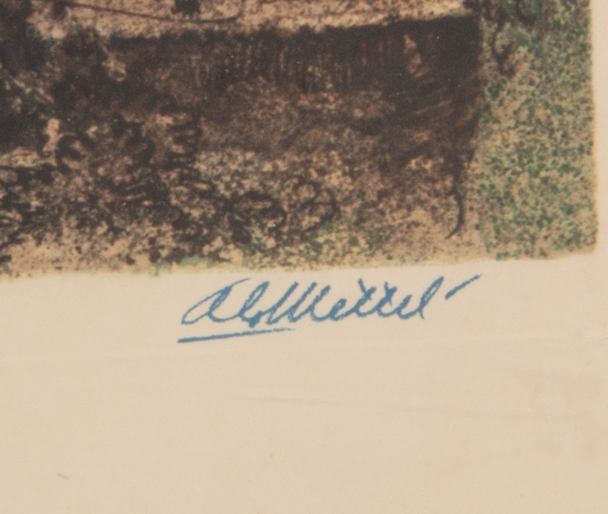 Al Wettel Signed Offset Lithograph "Sunset in South Beveland"