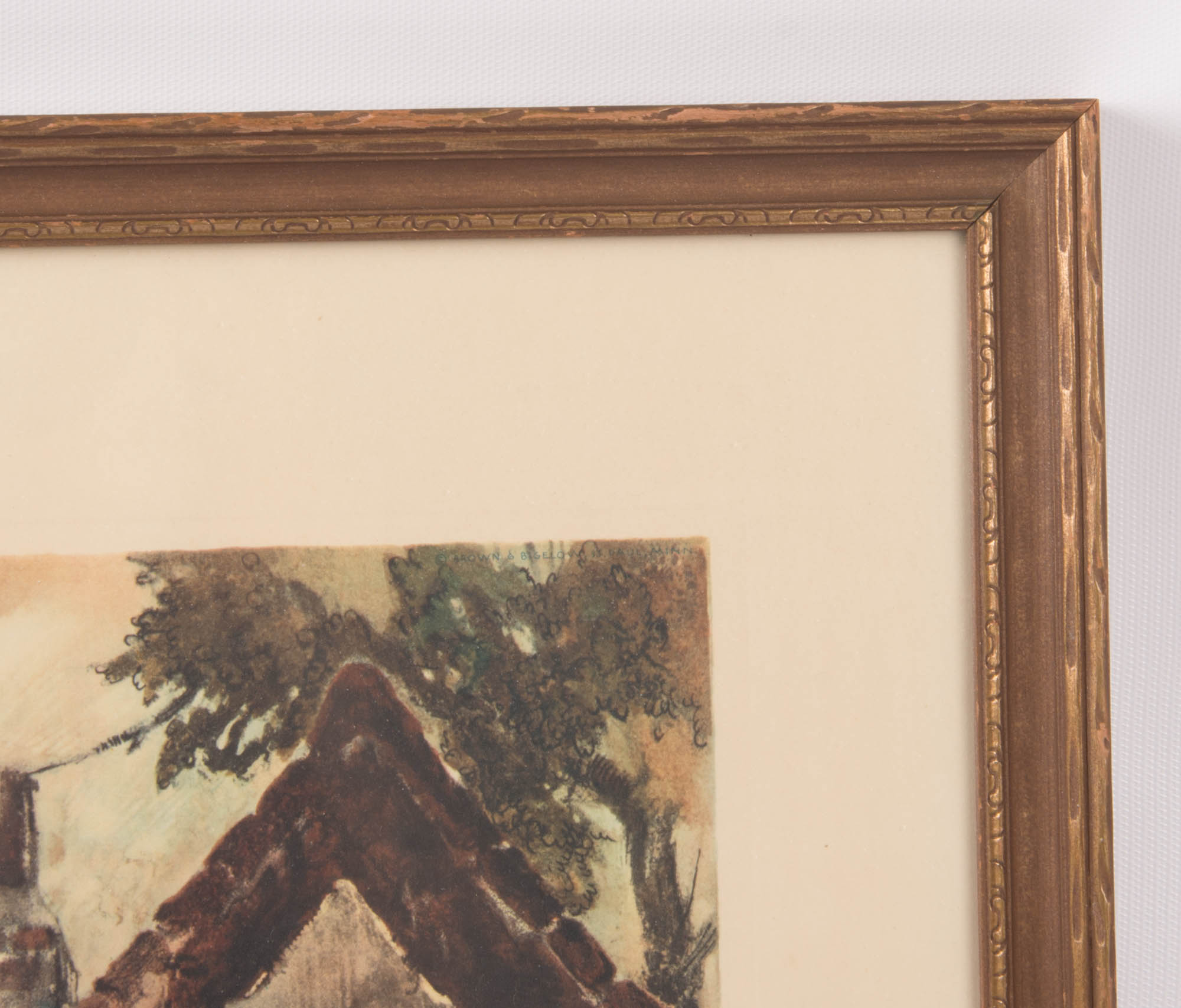 Al Wettel Signed Offset Lithograph "Sunset in South Beveland"