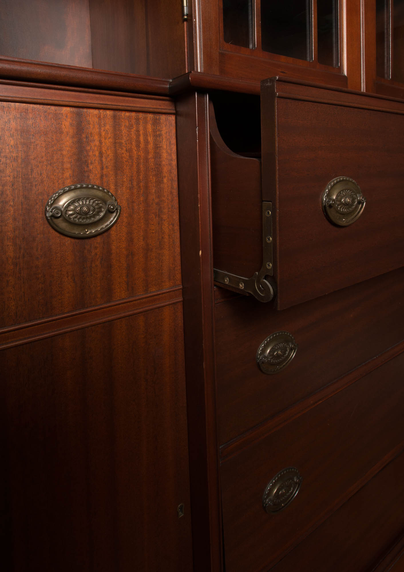 Mahogany Antique China Cabinet
