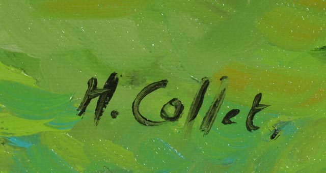 Hubert Collet Original Oil Painting "French Manor"