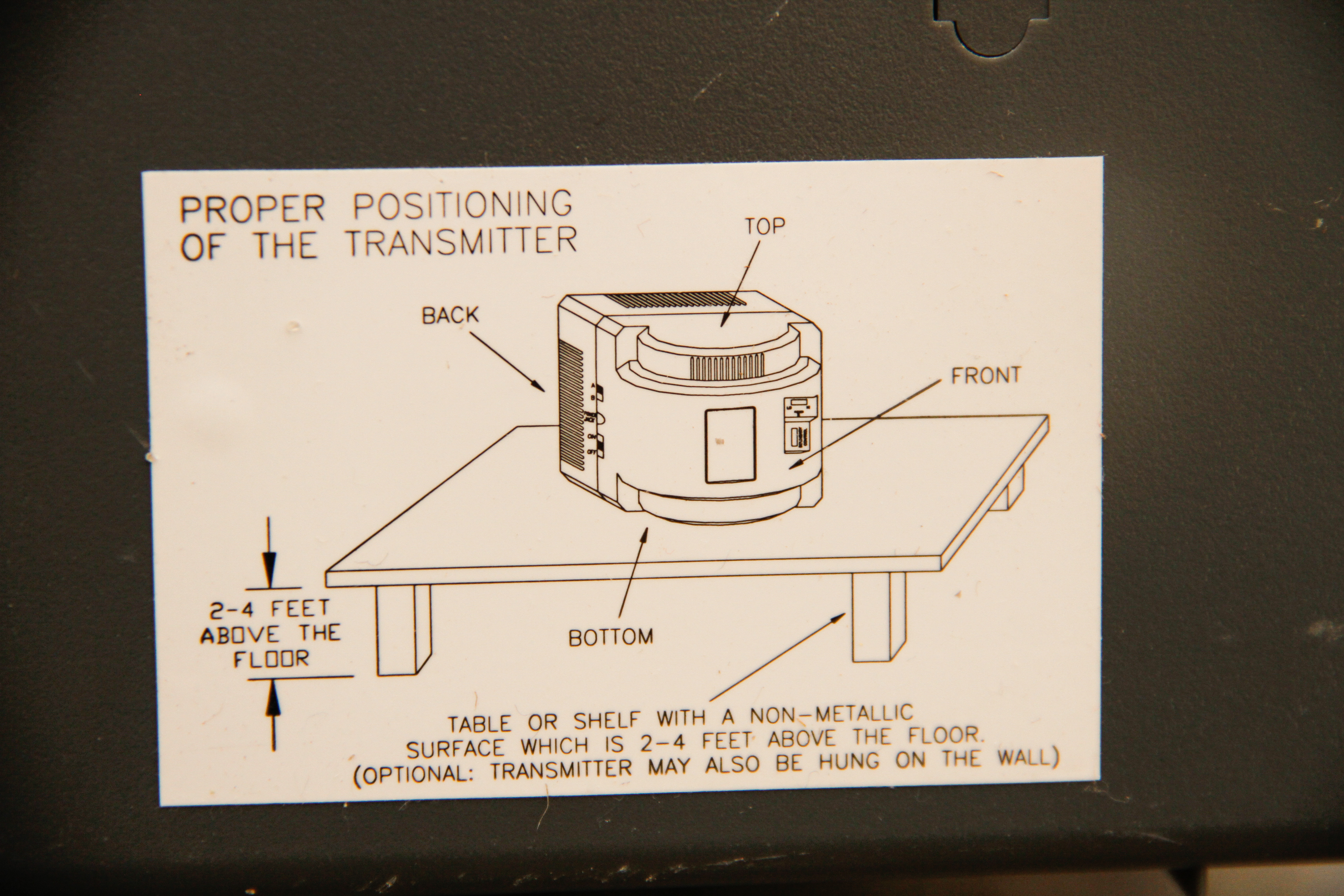 Wireless Pet Containment System
