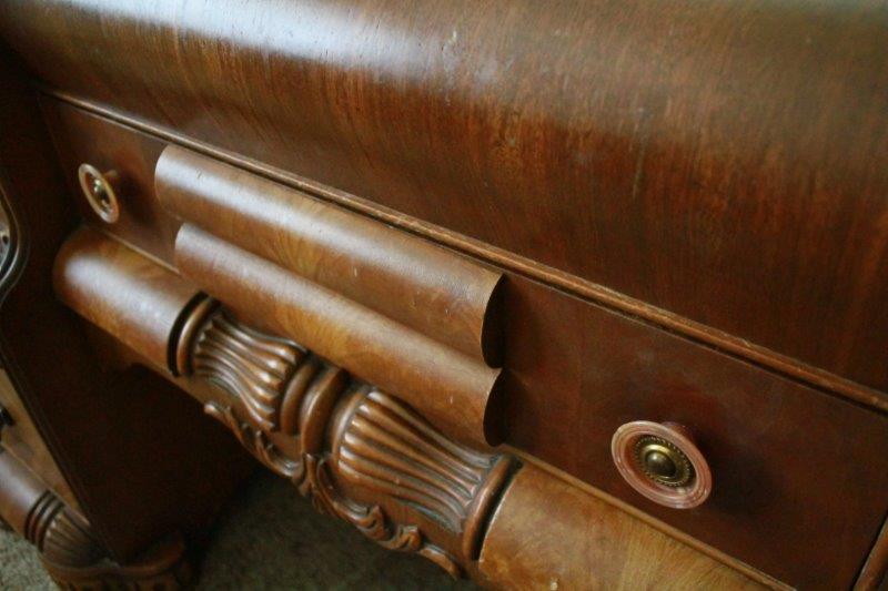 Circa 1930s Waterfall Vanity with Mirror