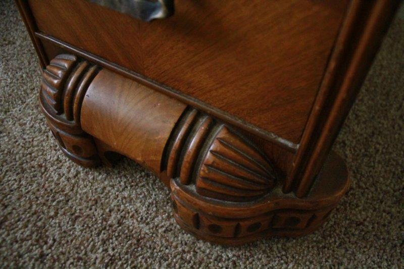 Circa 1930s Waterfall Vanity with Mirror