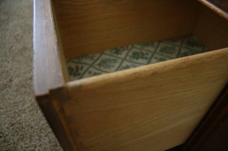 Circa 1930s Waterfall Vanity with Mirror