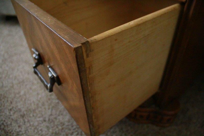 Circa 1930s Waterfall Vanity with Mirror