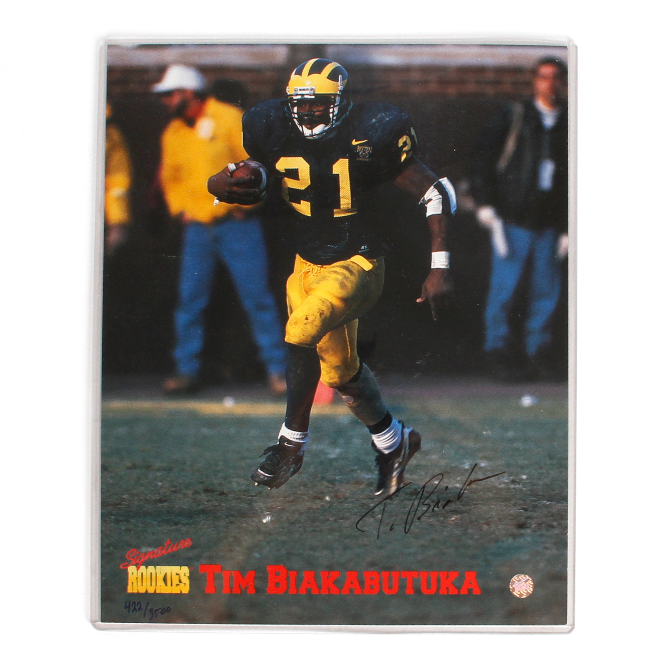 Signed Tim Bjakabutuka Photograph