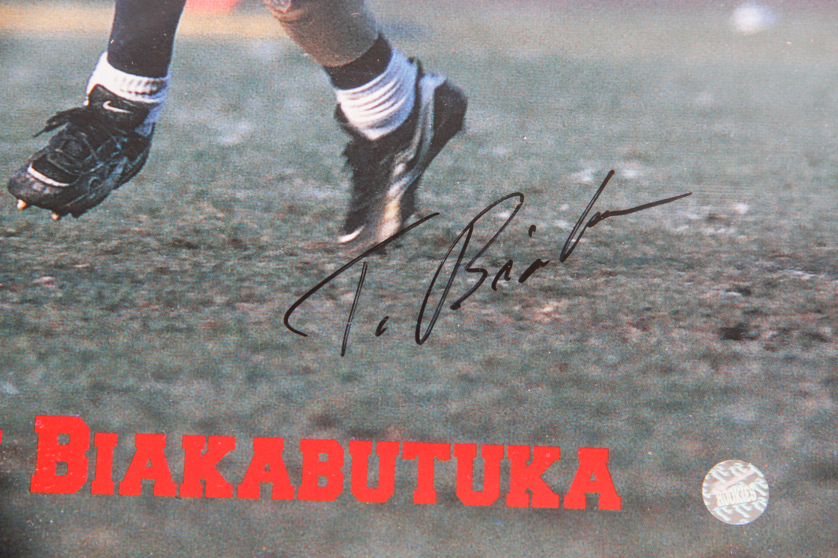 Signed Tim Bjakabutuka Photograph