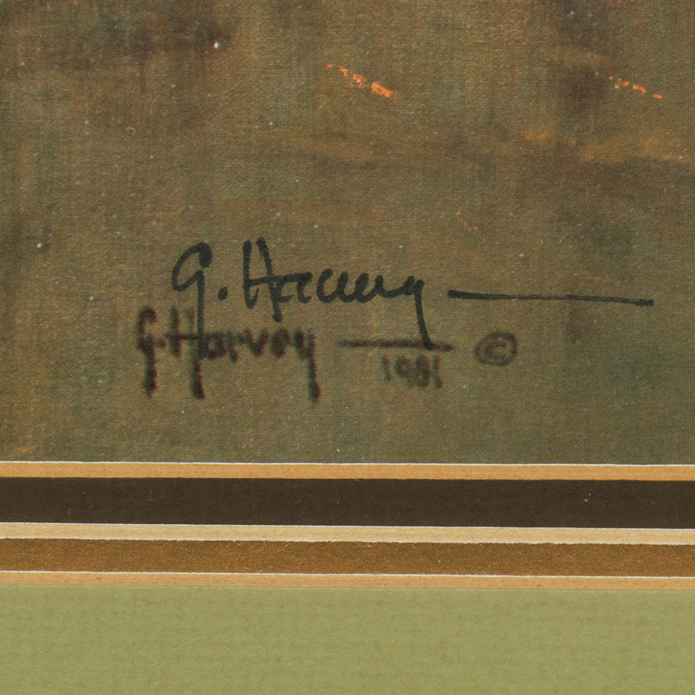 Signed and Numbered Print by G. Harvey, "Royal Street"