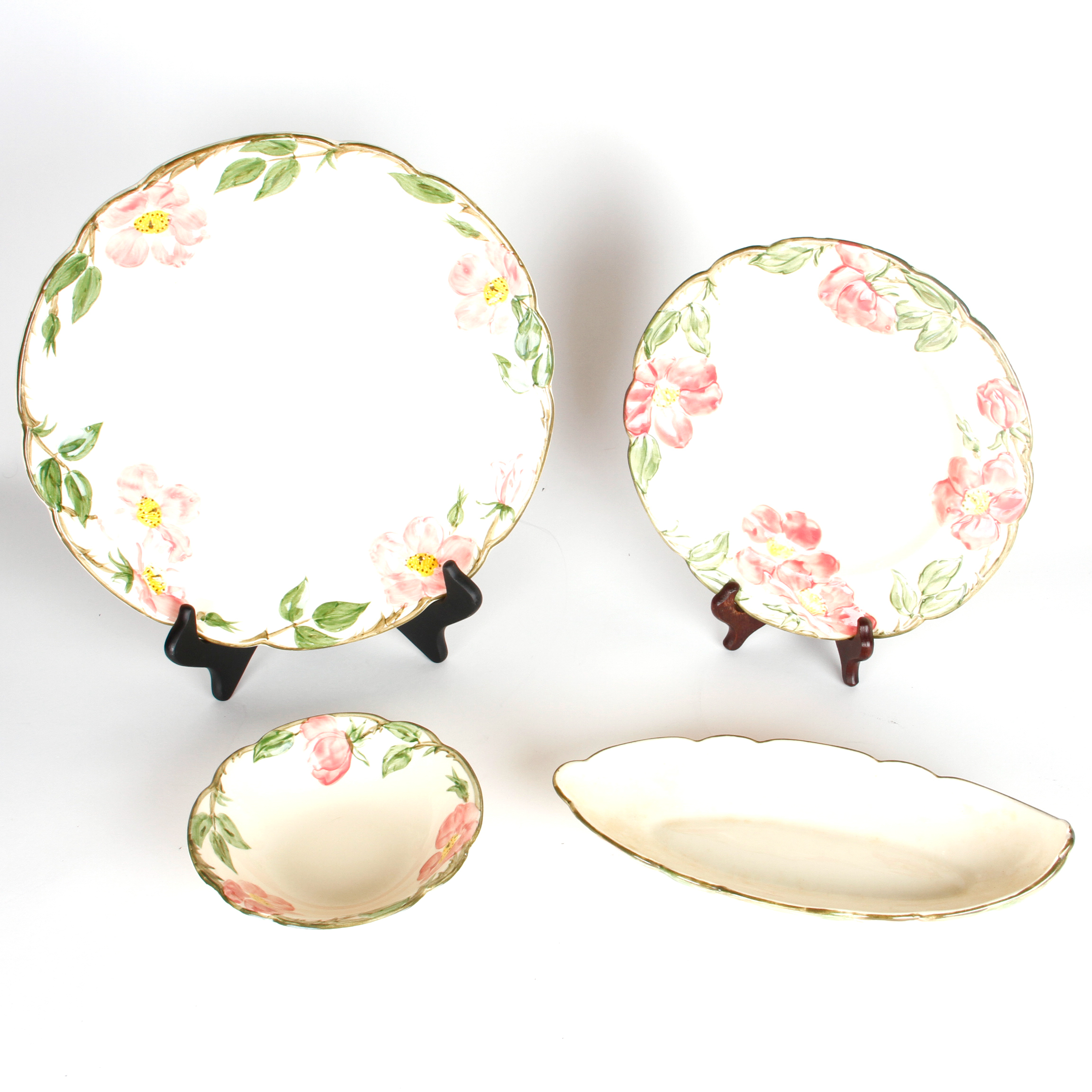 Handmade Floral Plateware