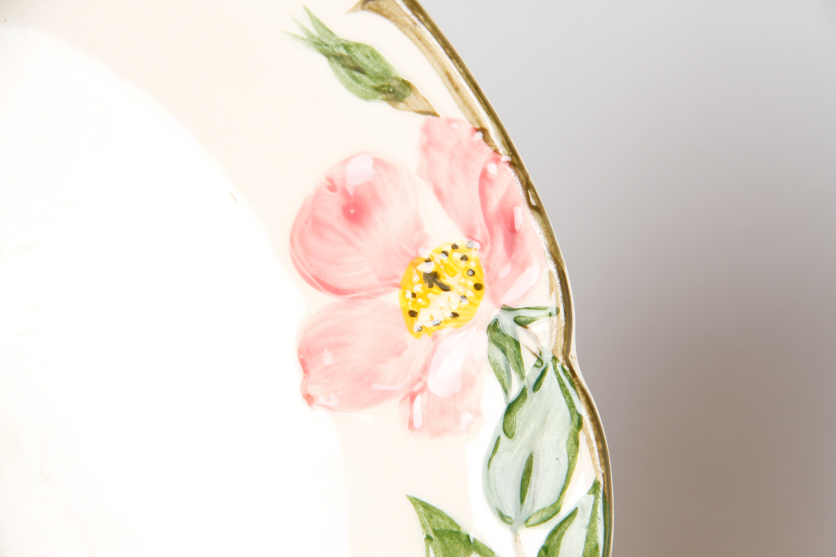 Handmade Floral Plateware