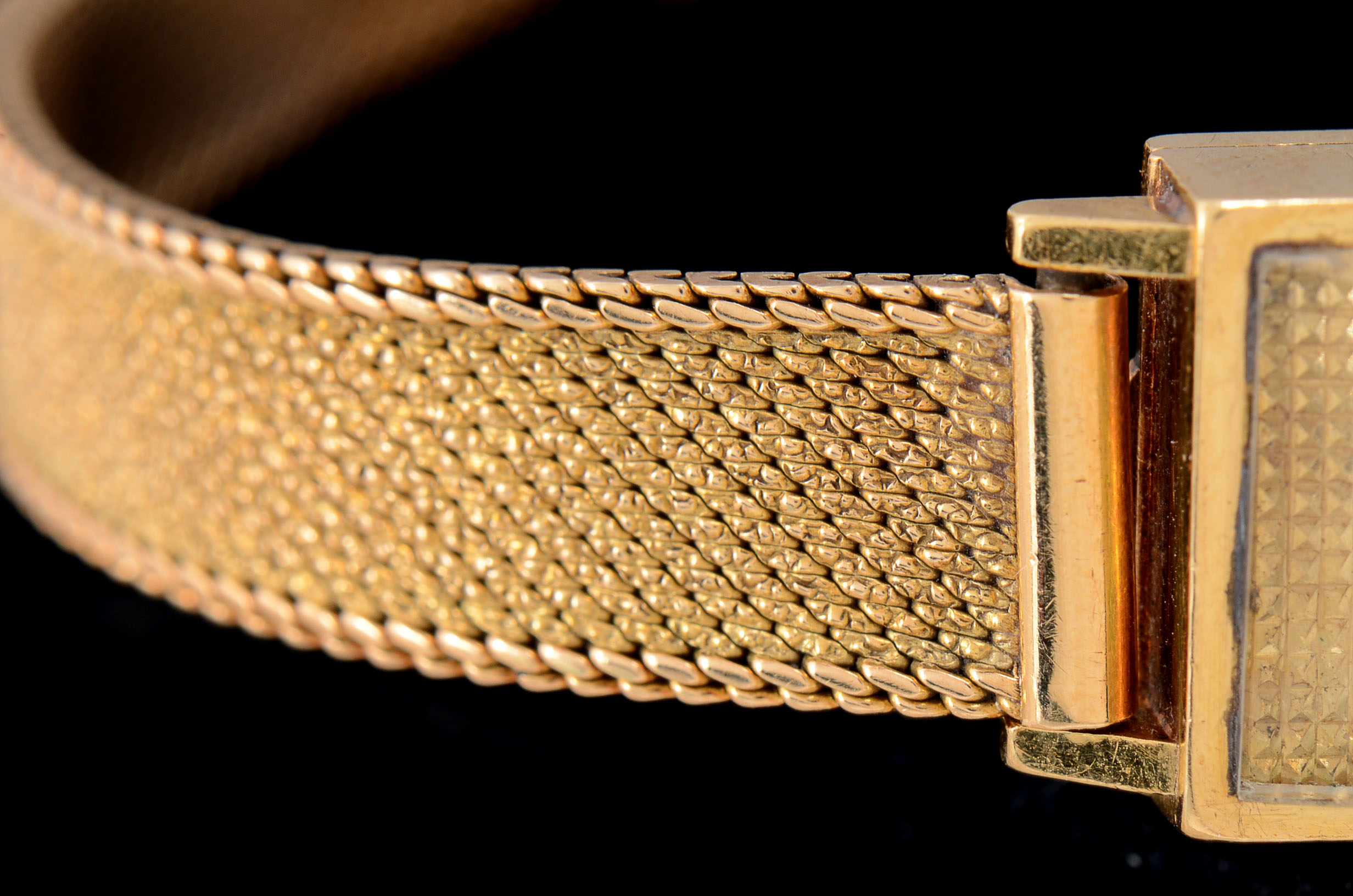 1950 Vintage Girard-Perregaux 18K Yellow Gold Watch Bracelet