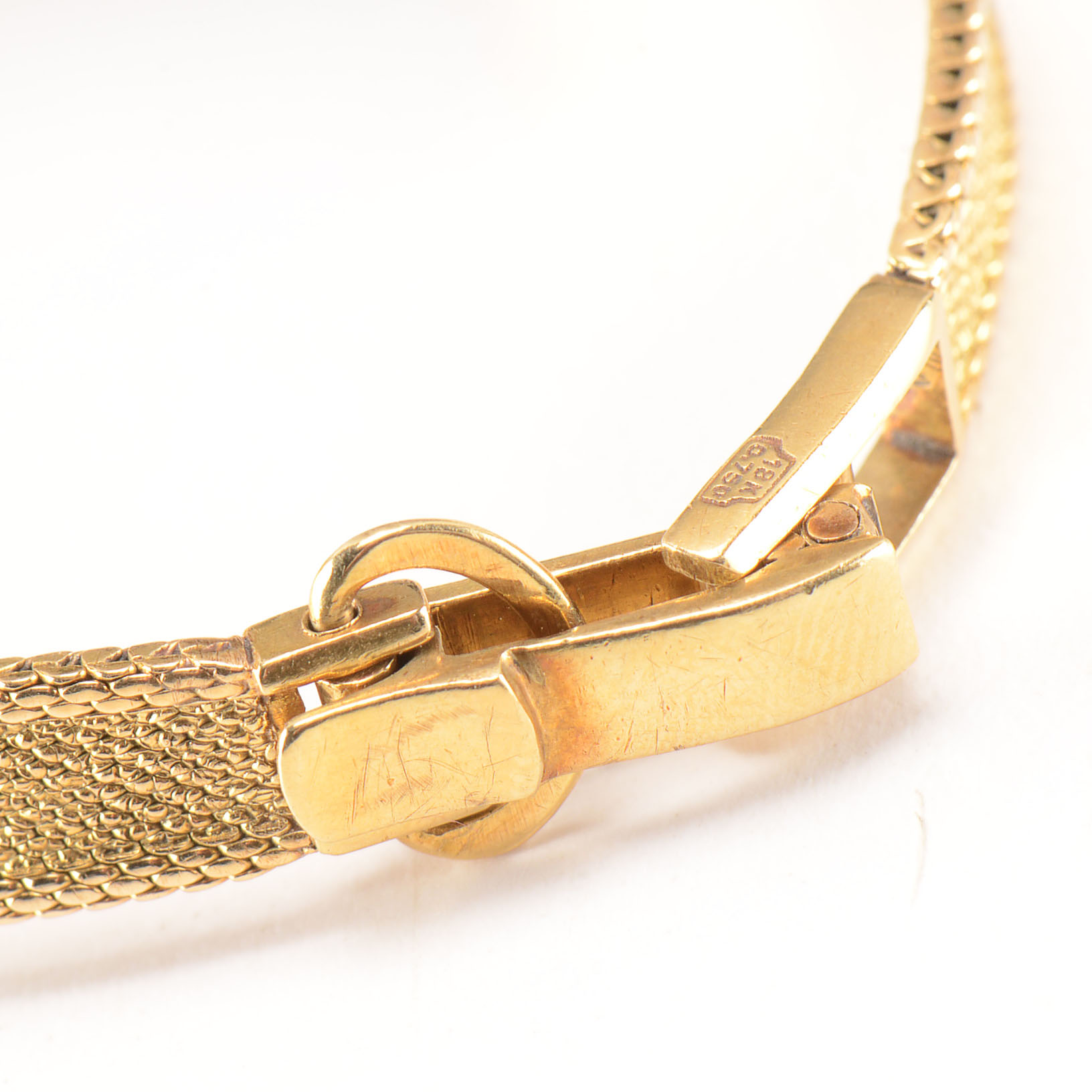 1950 Vintage Girard-Perregaux 18K Yellow Gold Watch Bracelet