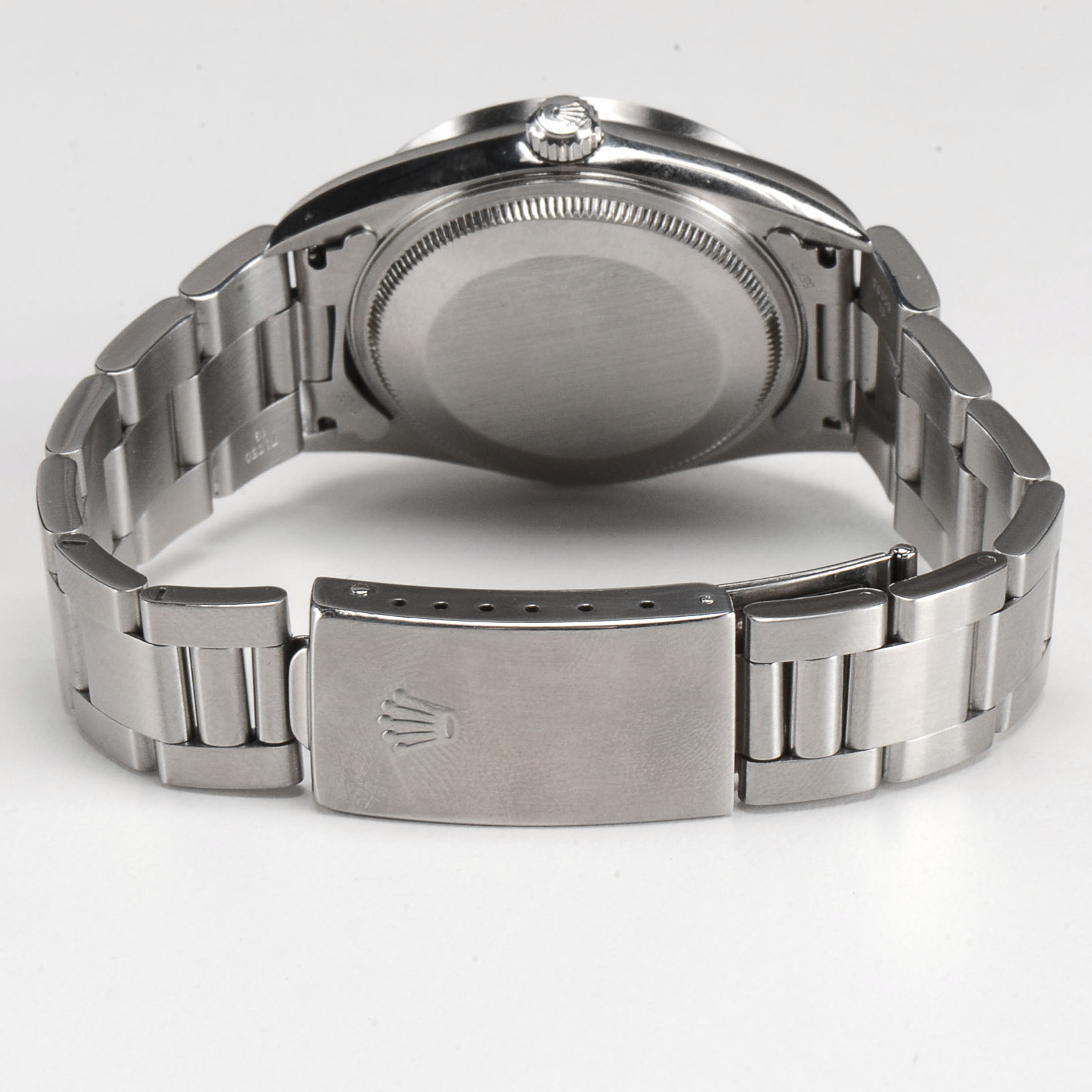 Men's Rolex Perpetual Air-King Stainless Steel Silver Index Automatic Watch