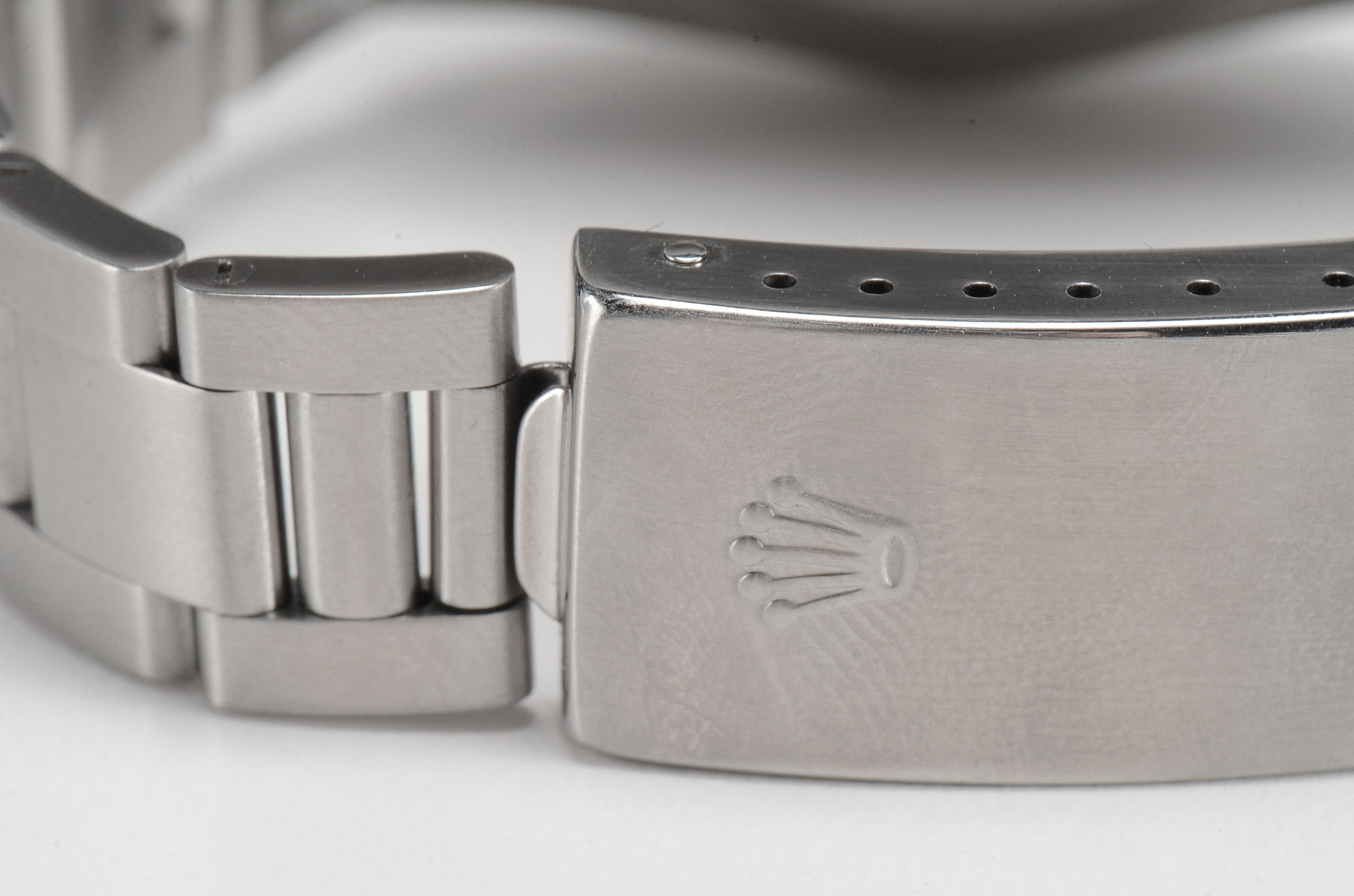 Men's Rolex Perpetual Air-King Stainless Steel Silver Index Automatic Watch