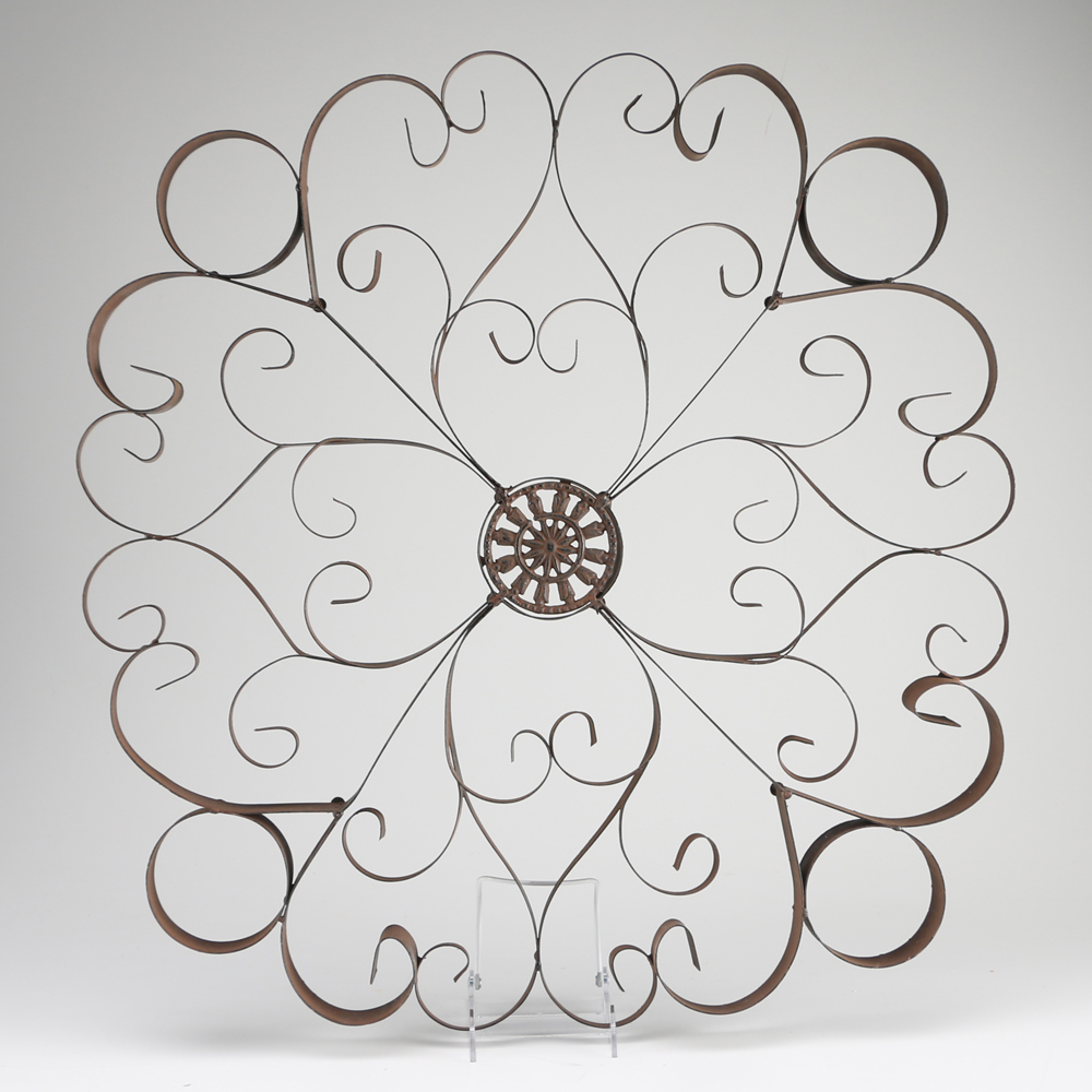 Pair of Metal Decorative Wall Hangings