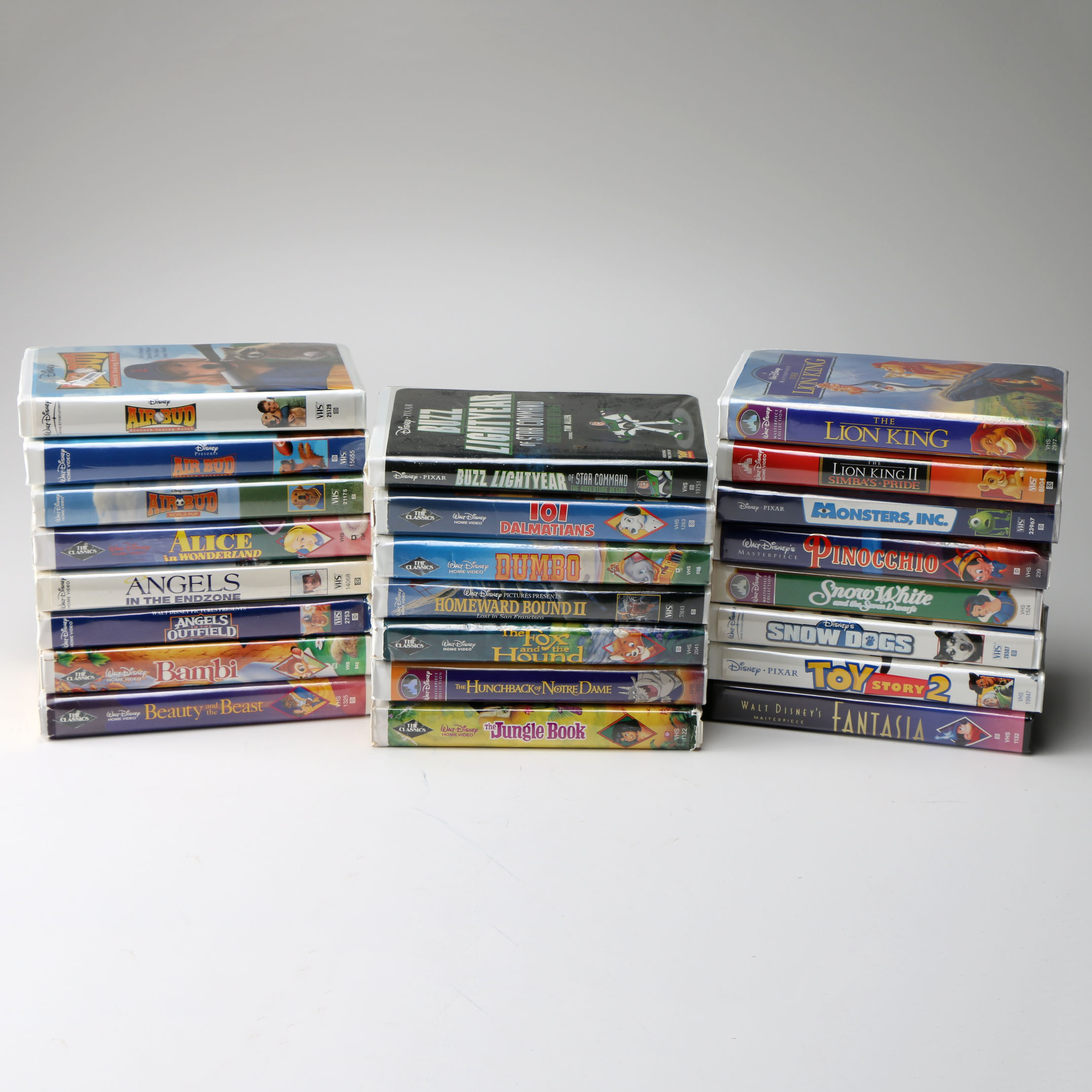 Collection of Classic Disney VHS Movies