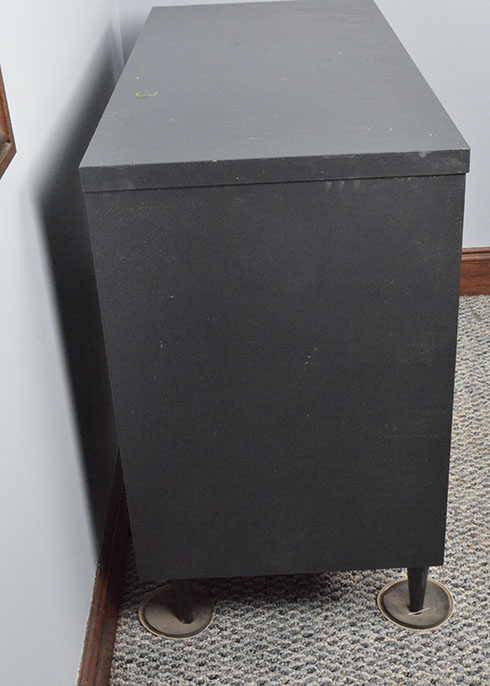 Modern Style Desk with Black Finish