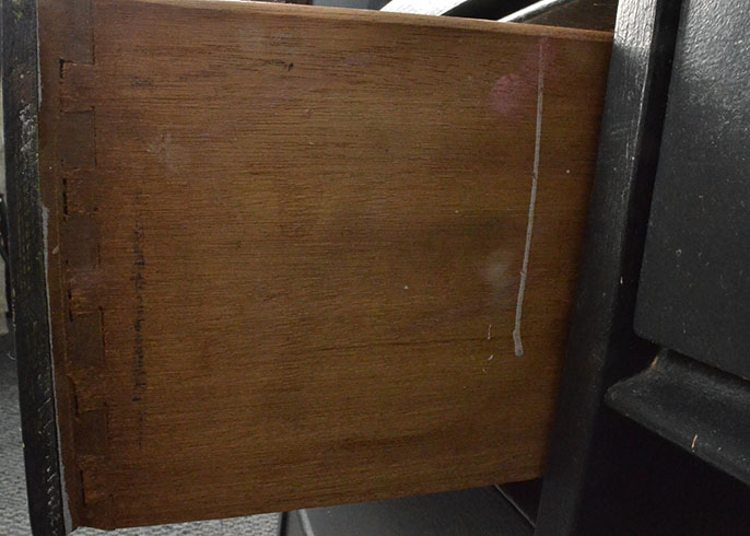 Modern Style Desk with Black Finish