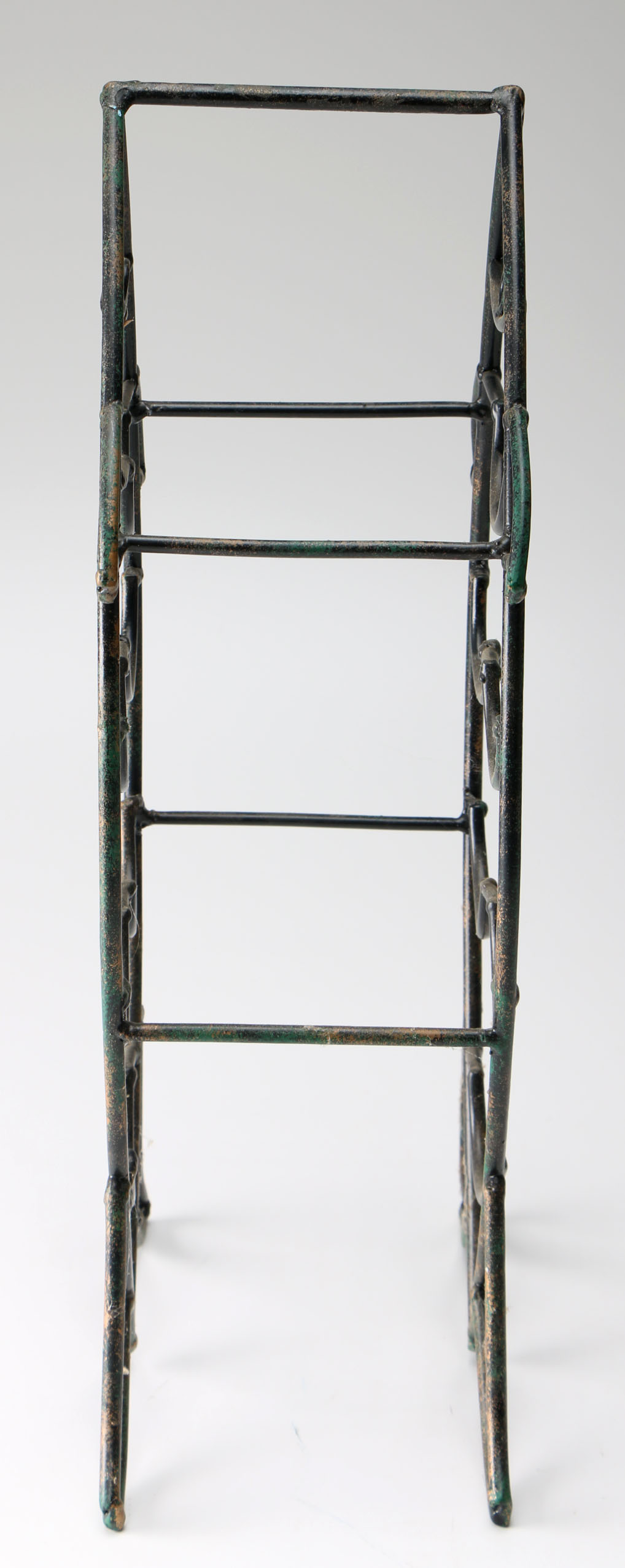 Trio of Metal Fish-Shaped Wine Racks